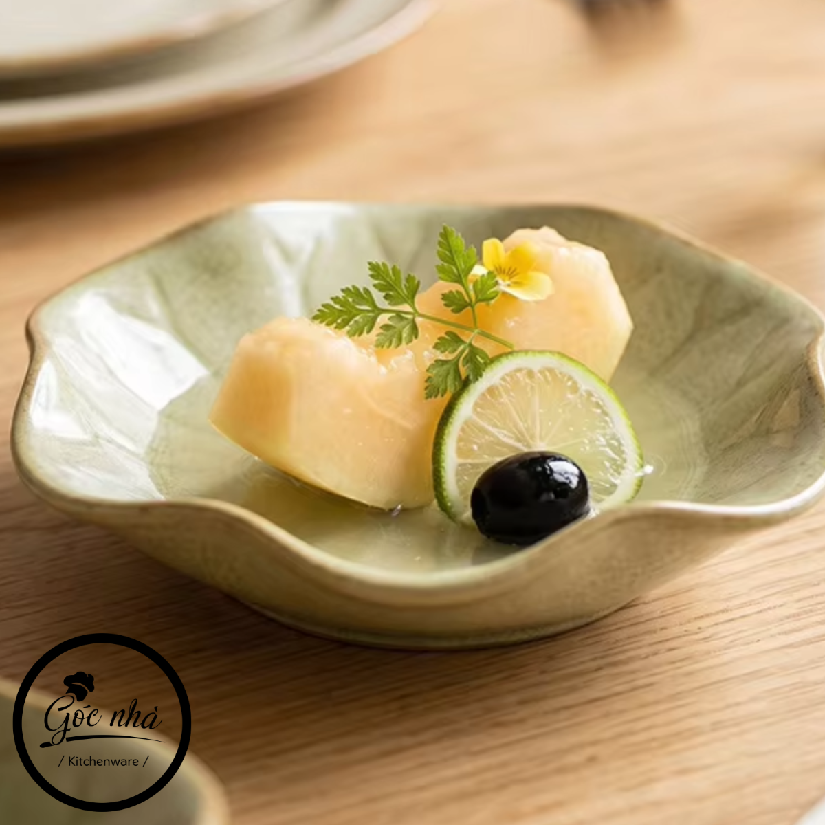 Chén Chấm Hình Hoa Sedy