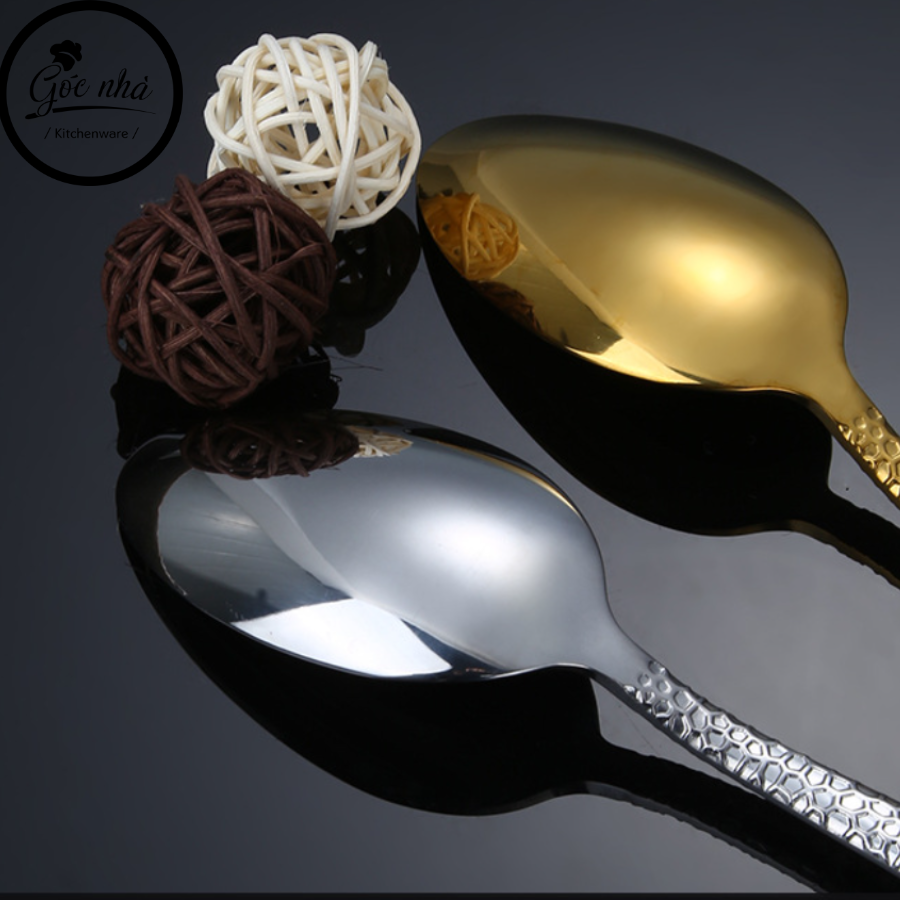 Hammered Cutlery Style 5 - Cán dẹt mỏng