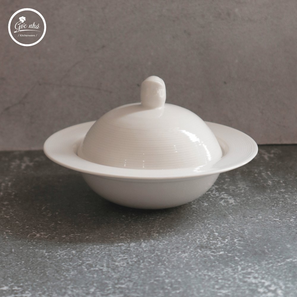 Dĩa Soup/Pasta Có Nắp UFO