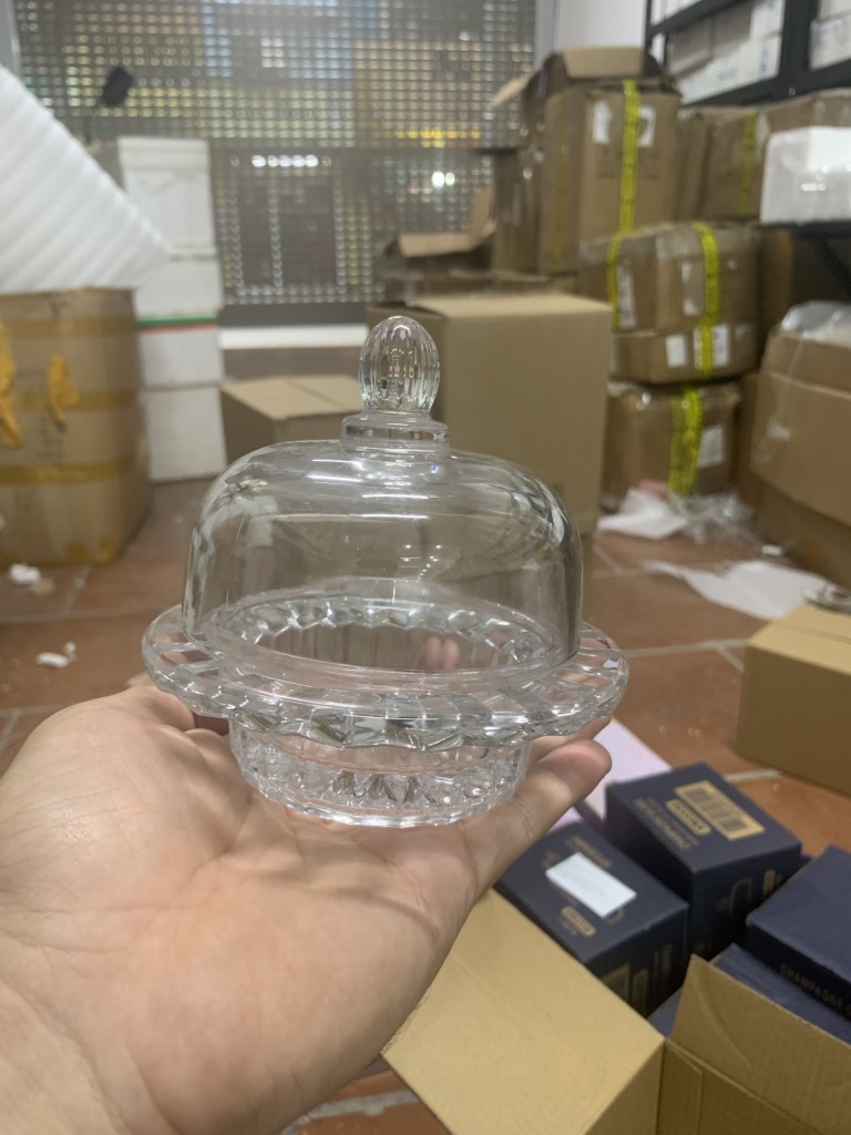 Khay Đựng Bánh Thủy Tinh Cao Cấp