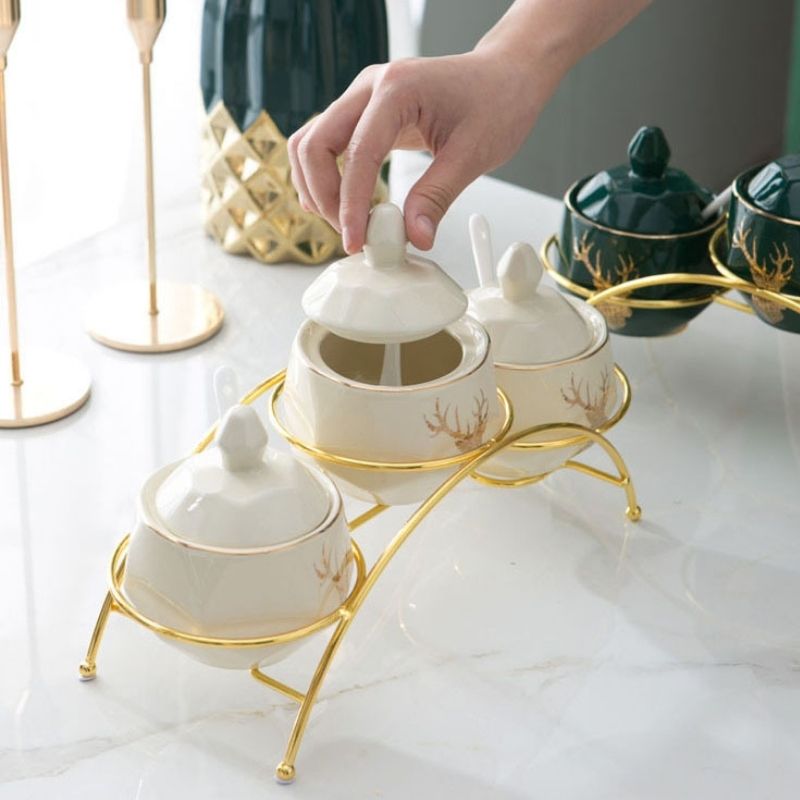 Set gia vị 3 dạng khung cầu