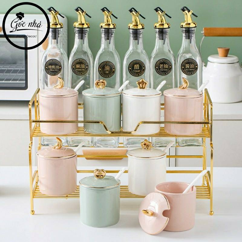 Set gia vị pastel 11/15 chi tiết