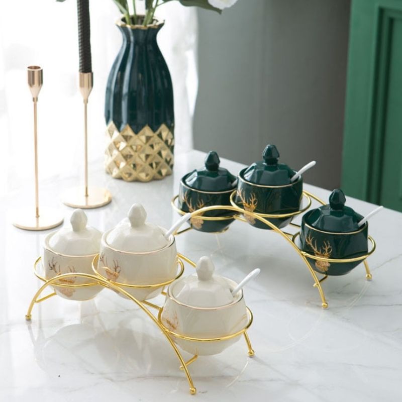 Set gia vị 3 dạng khung cầu