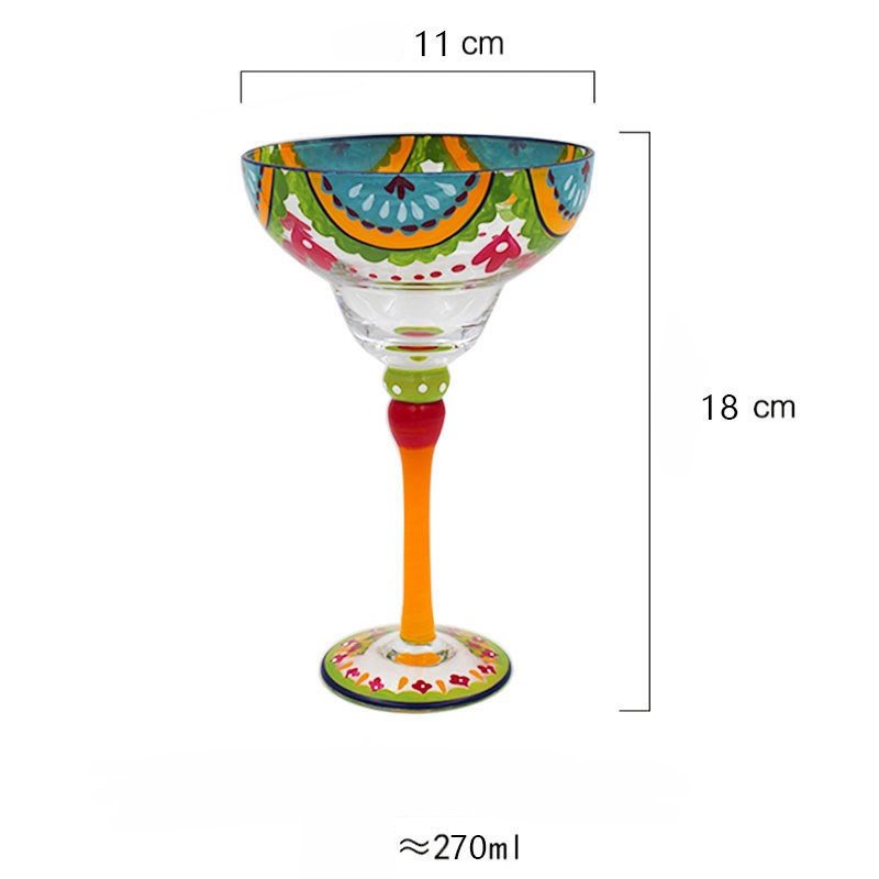 Ly cocktail Praha vẽ tay