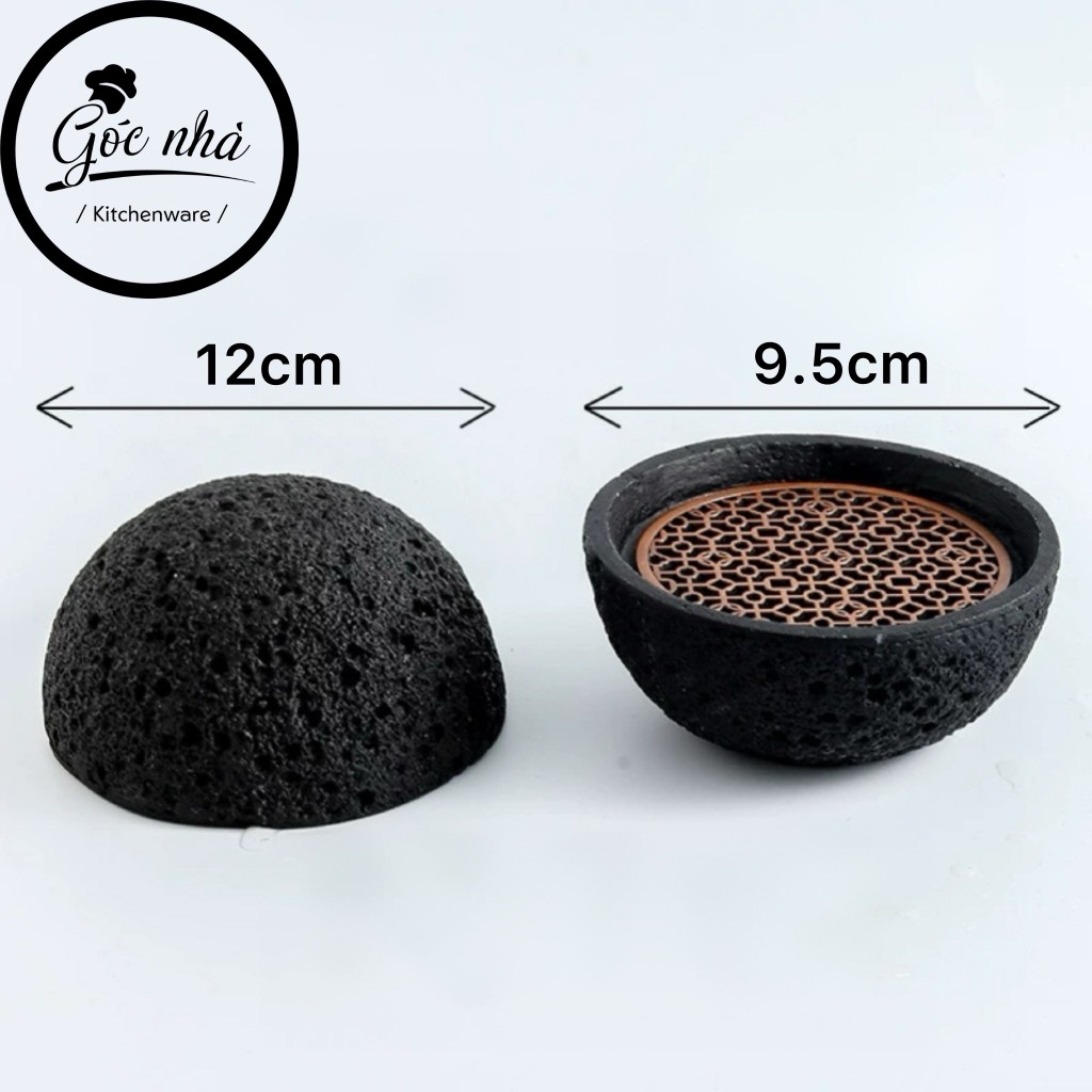 Thố khói LAVA tròn có nắp