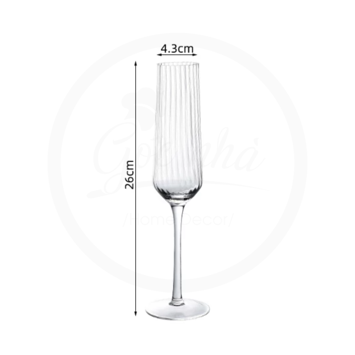 Ly Rượu Champagne Cao Cấp