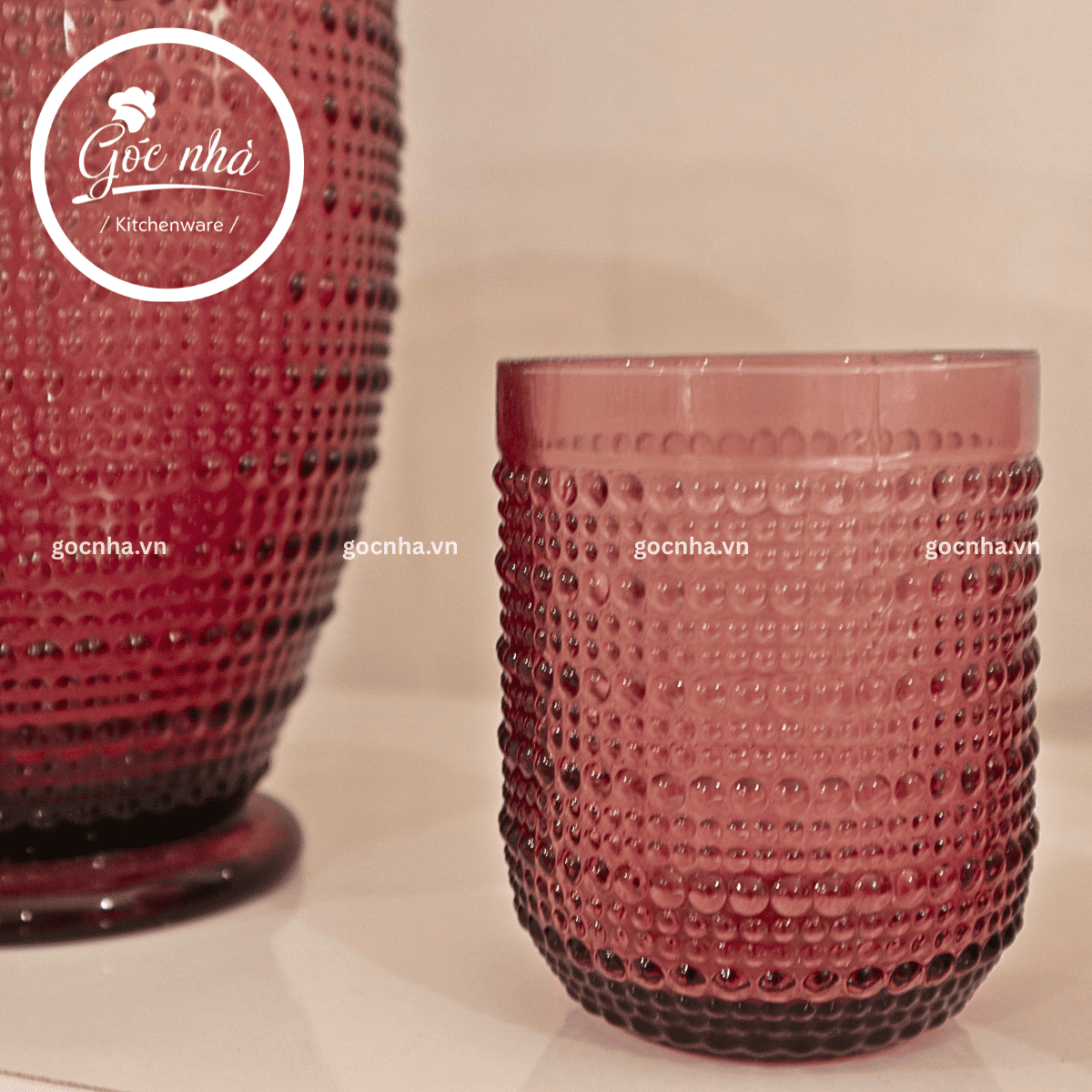 Set bình nước Boho