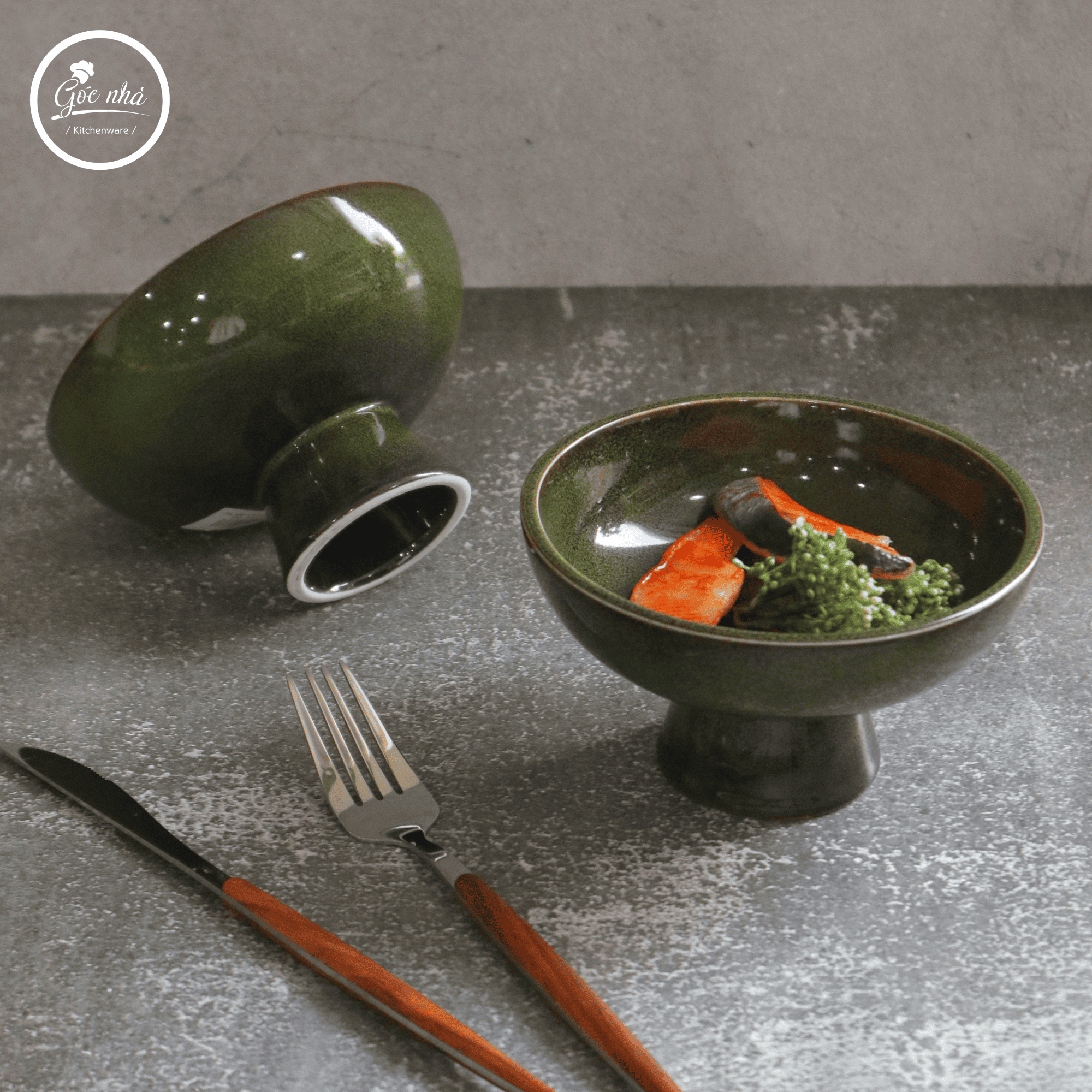 Dĩa Nấm Chân Cao Hỏa Biến IRO