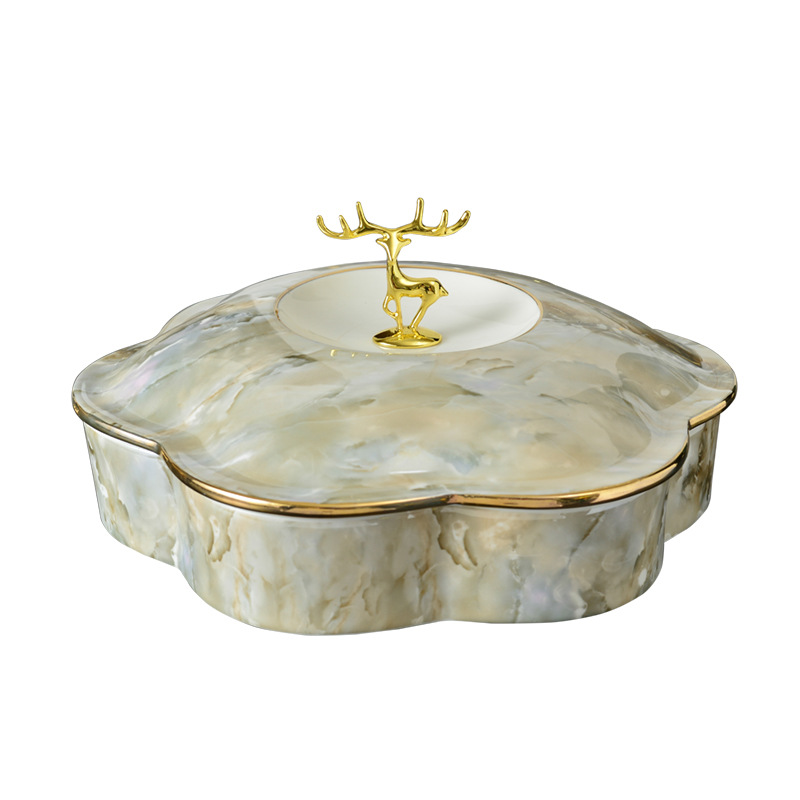 Khay mứt sứ xà cừ cao cấp