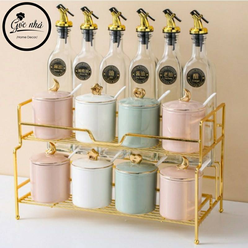 Set gia vị pastel 11/15 chi tiết