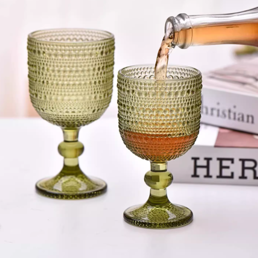 Set 6 Ly Rượu Vang Boho