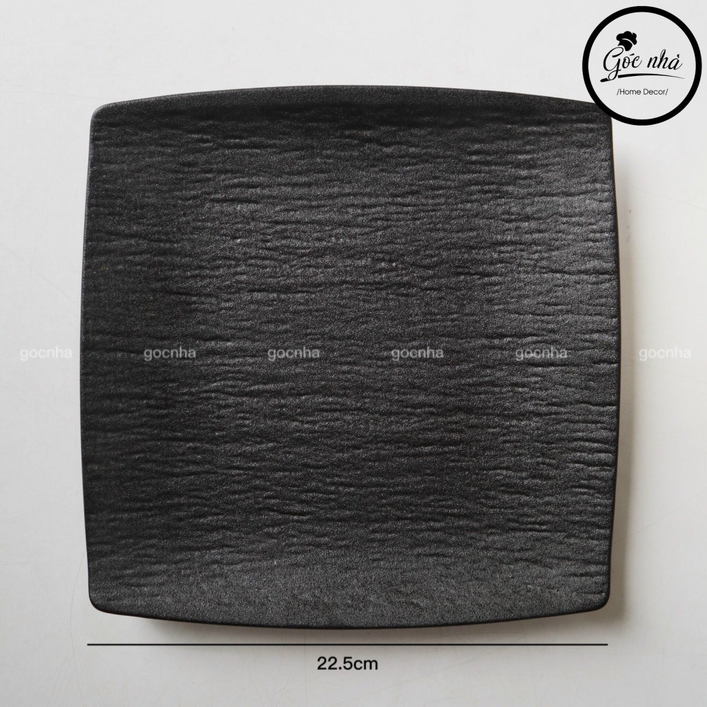 Dĩa vuông lõm Mocca