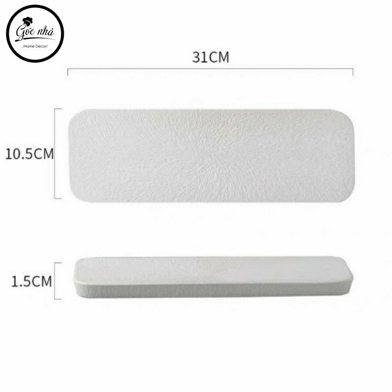 Moonlight - Dĩa sushi vân sần