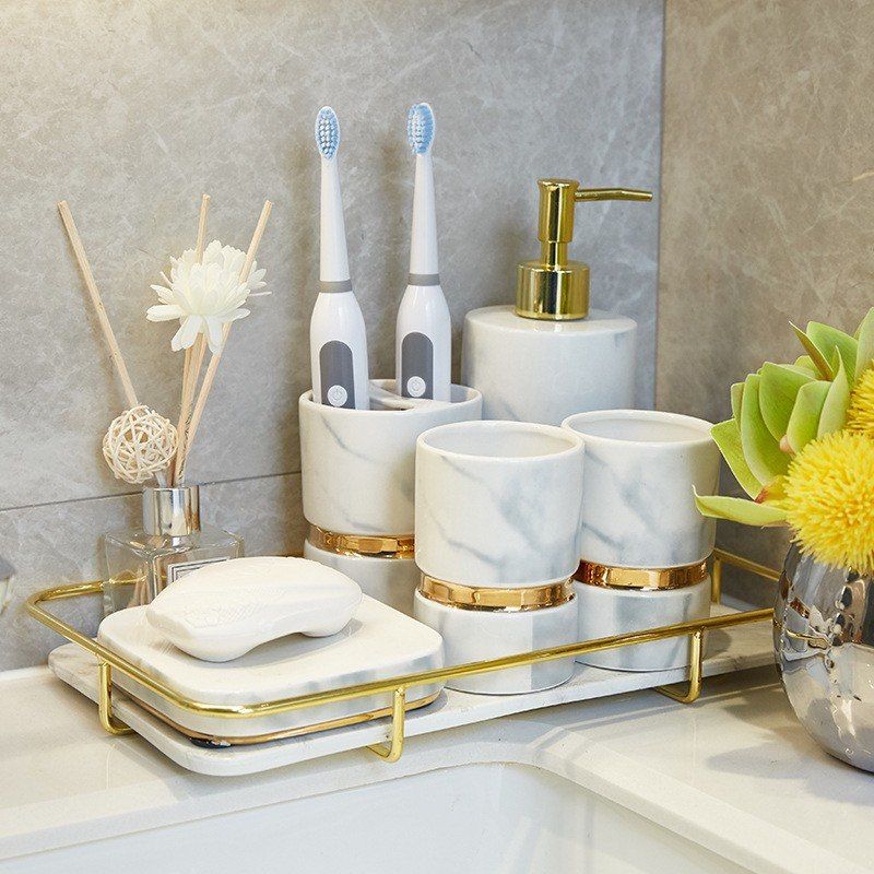 Set Nhà Tắm Vân Mây Cao Cấp