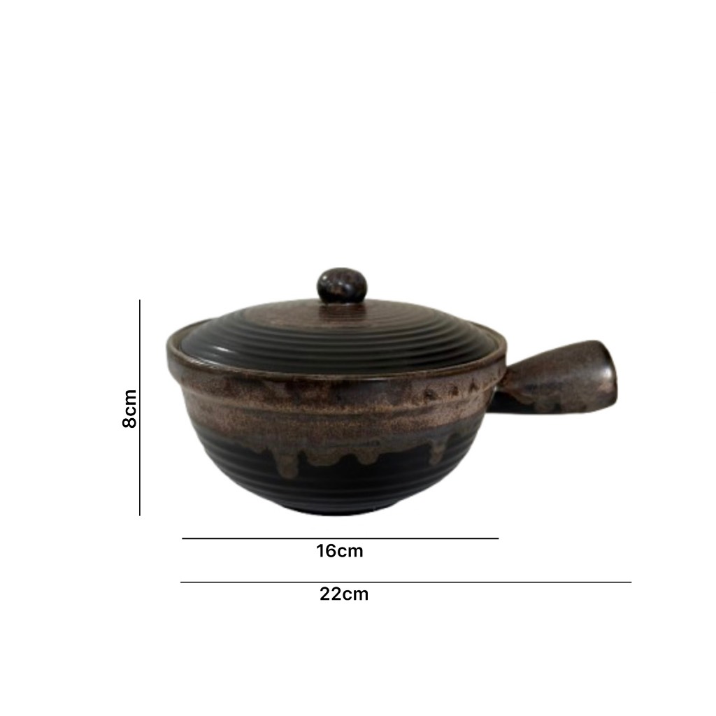 BST Bazan men hỏa biến nâu trầm tích