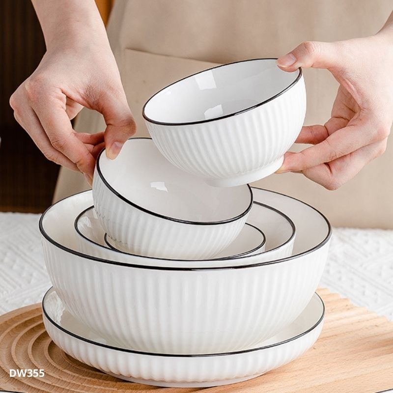 Set Chén Bát Simple Living 34 Chi Tiết