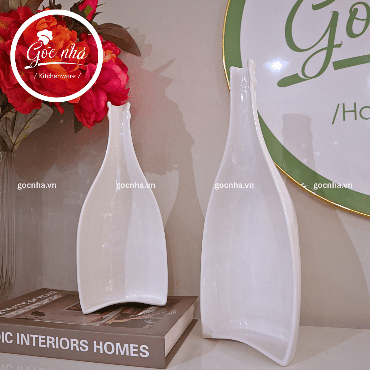 Đĩa tạo hình dáng chai- haft bottle plate