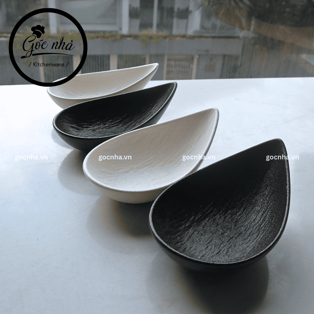 Chén chấm tạo hình giọt nước Water Drops Mocca