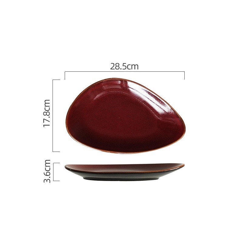 Dĩa Tam Giác Sứ Hỏa Biến IRO