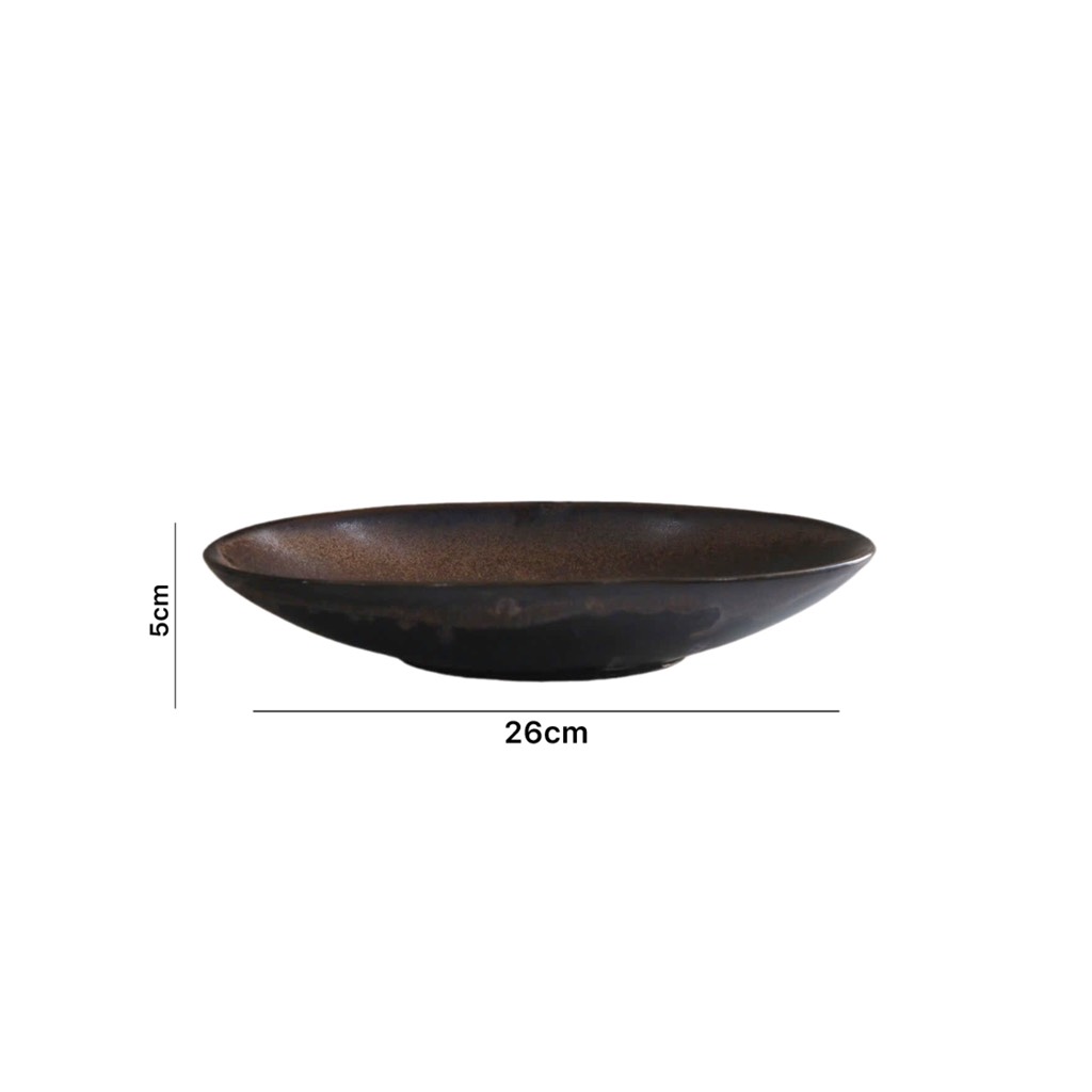 BST Bazan men hỏa biến nâu trầm tích