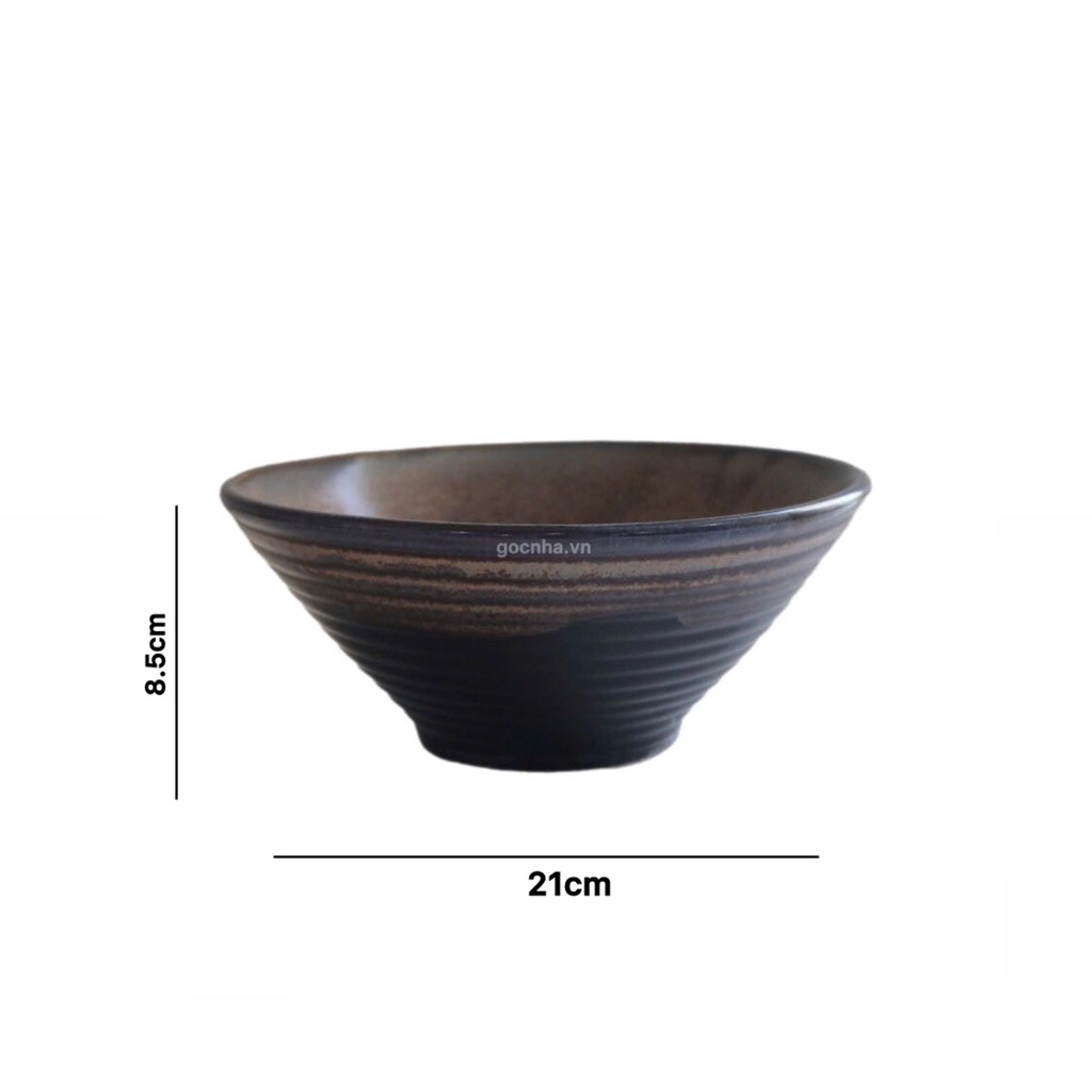 BST Bazan men hỏa biến nâu trầm tích