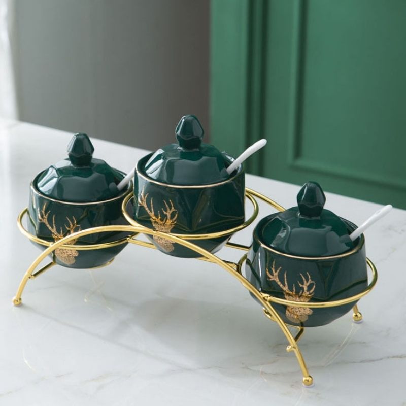 Set gia vị 3 dạng khung cầu