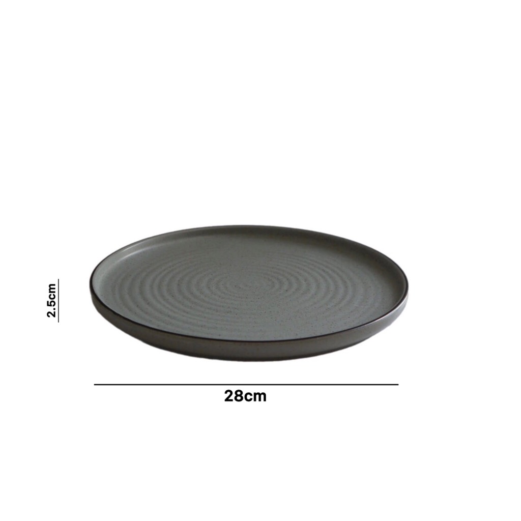 Set chén bát Men tiêu ghi xanh đá