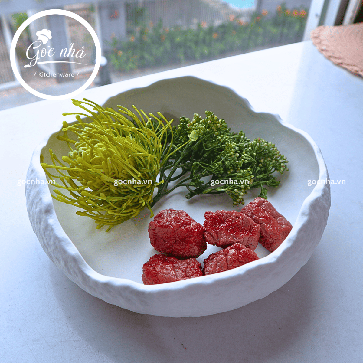 Dĩa/tô tạo hình vỏ trứng Modo