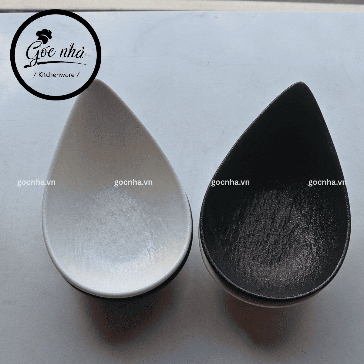 Chén chấm tạo hình giọt nước Water Drops Mocca