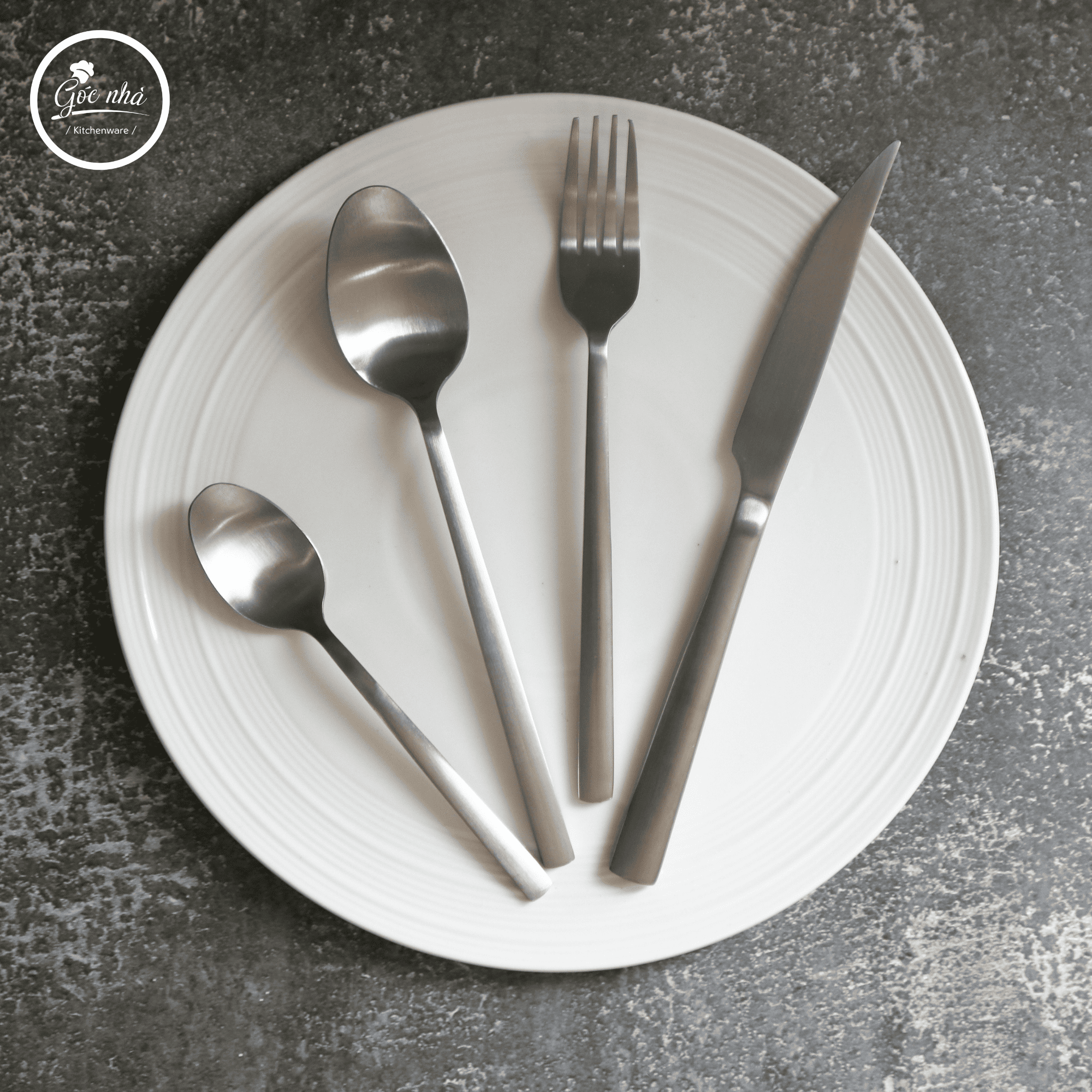 Set Matte Cutlery 4 x 4 pcs