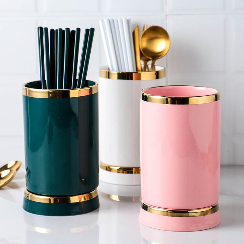 Ống đũa đơn viền vàng