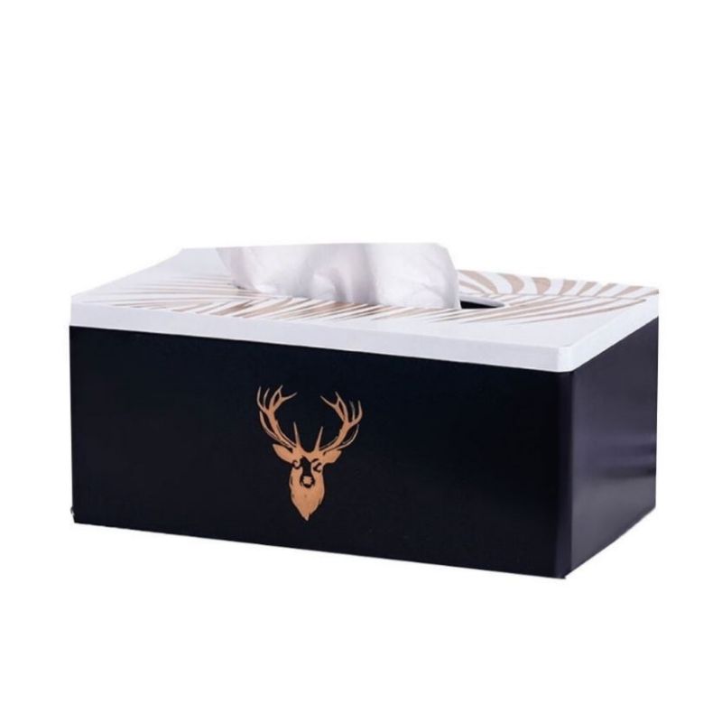 Hộp giấy ăn gỗ trắng