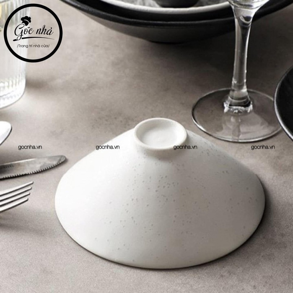 Tô/thố soup/salad Mocca hình nón