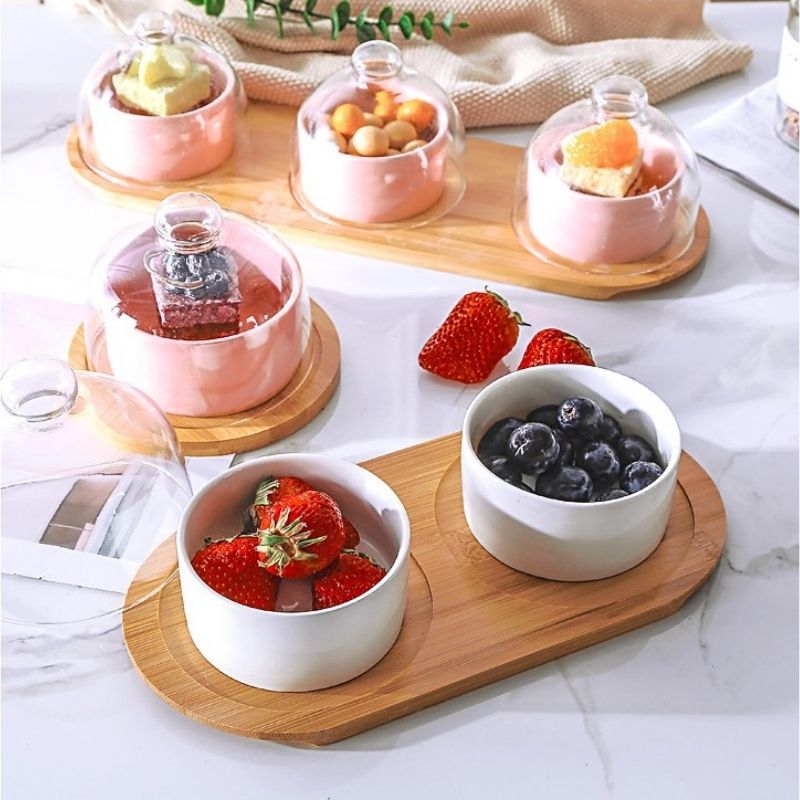 Hũ mứt tròn nắp kín