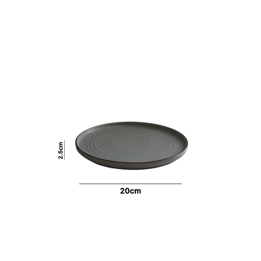 Set chén bát Men tiêu ghi xanh đá