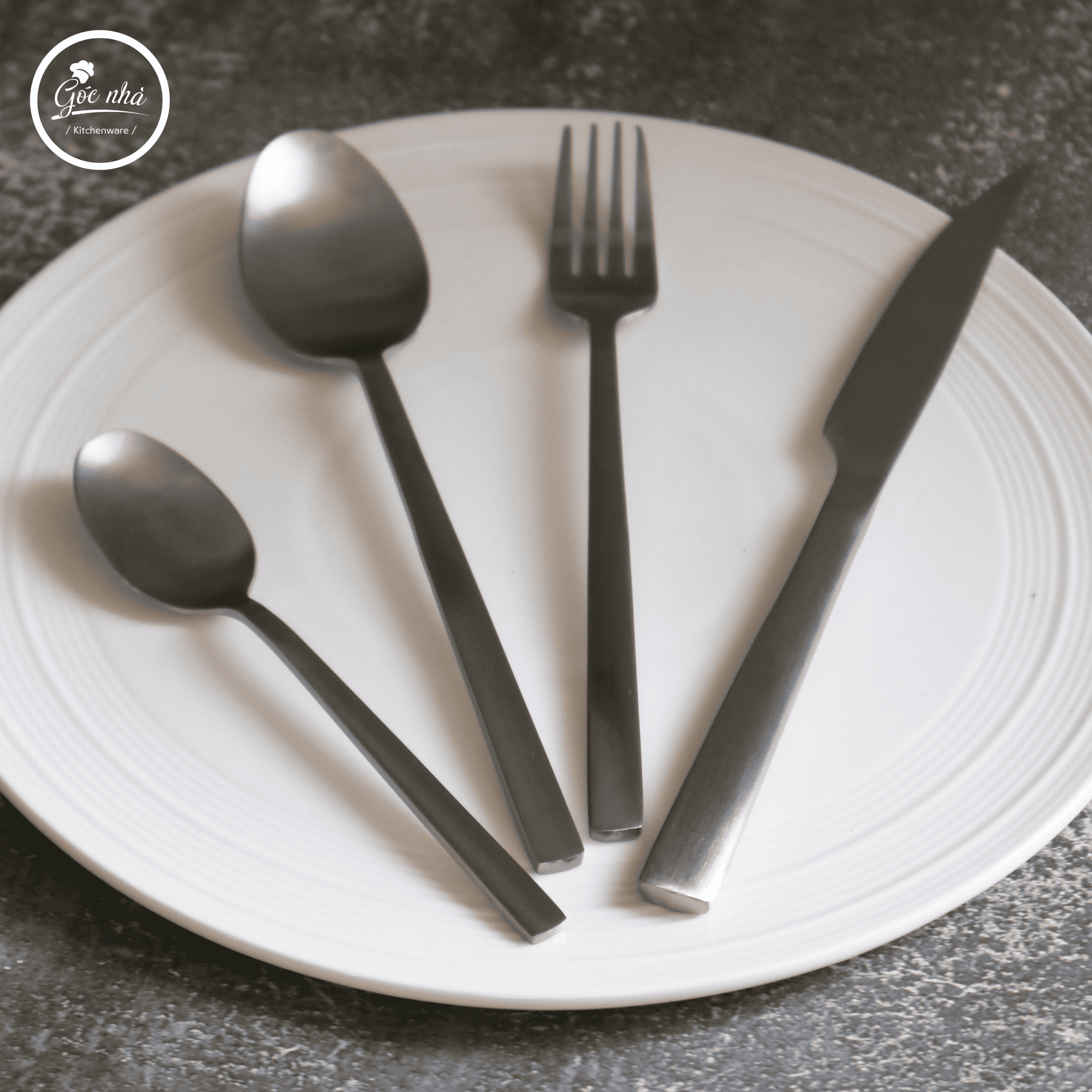 Set Matte Cutlery 4 x 4 pcs