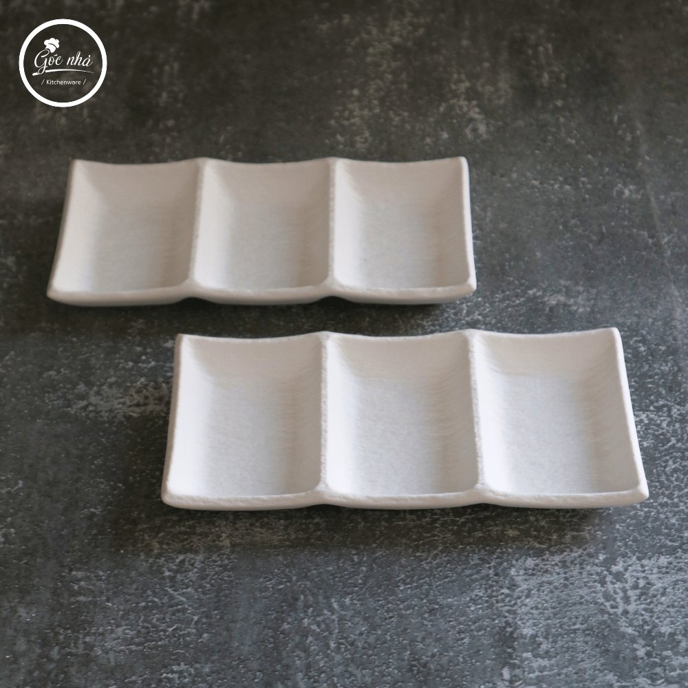 Đĩa Gia Vị Chia Ngăn Mocca