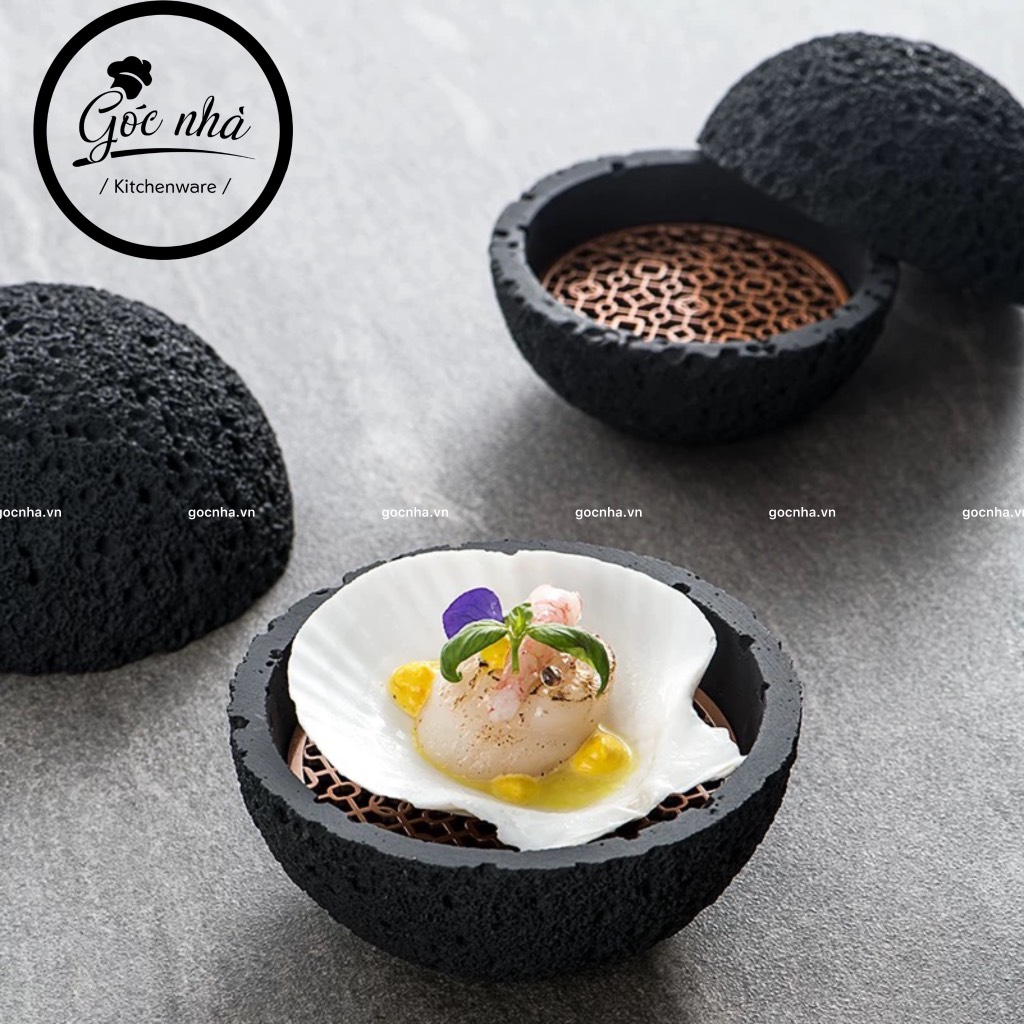 Thố khói LAVA tròn có nắp