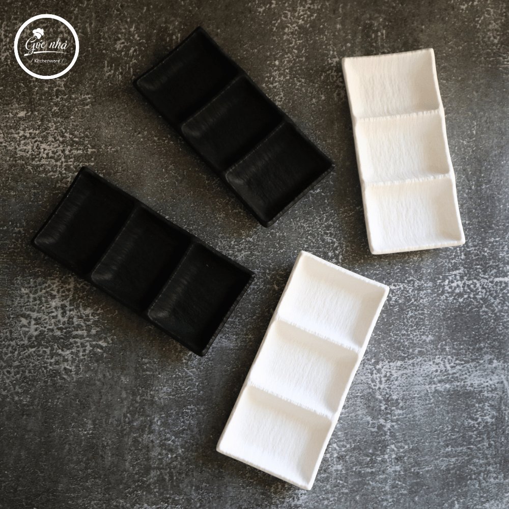 Đĩa Gia Vị Chia Ngăn Mocca