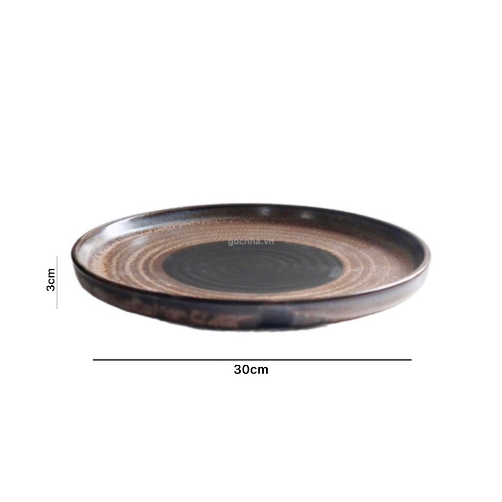 BST Bazan men hỏa biến nâu trầm tích