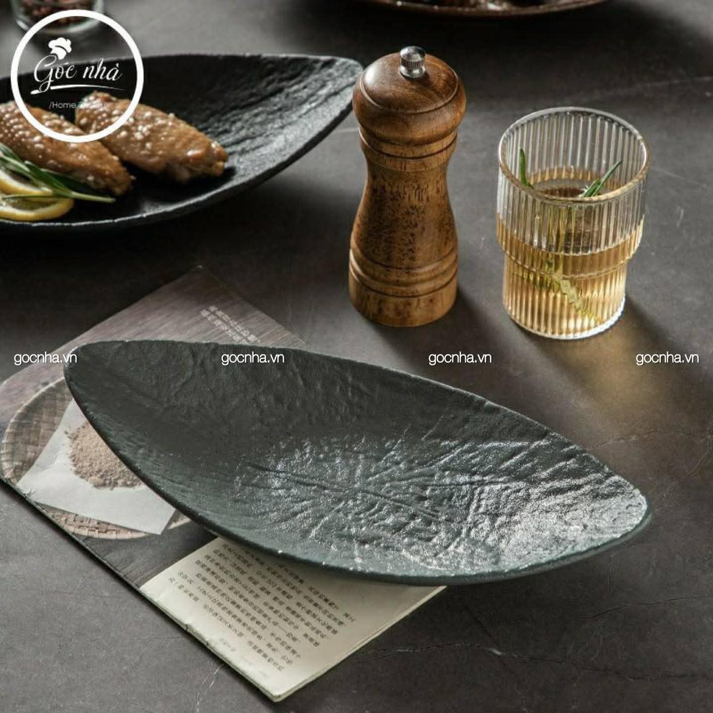 Thố/dĩa dáng thuyền Pirog