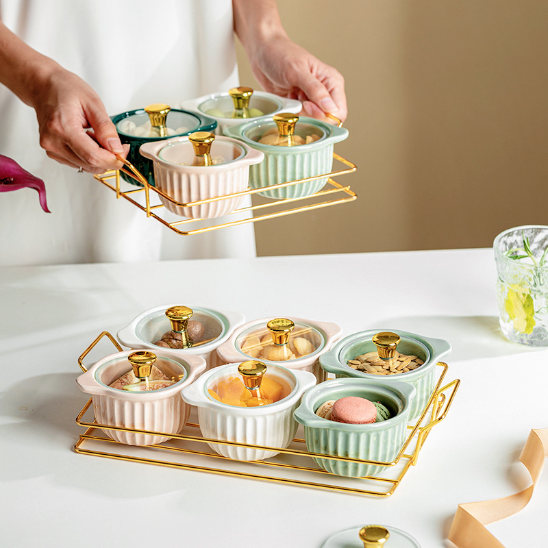 Khay Mứt Pastel Khung thép