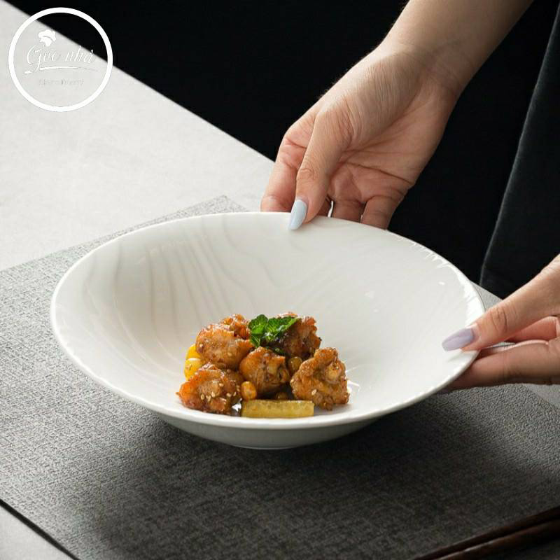 Thố/tô salad vân sóng dáng loe Waves