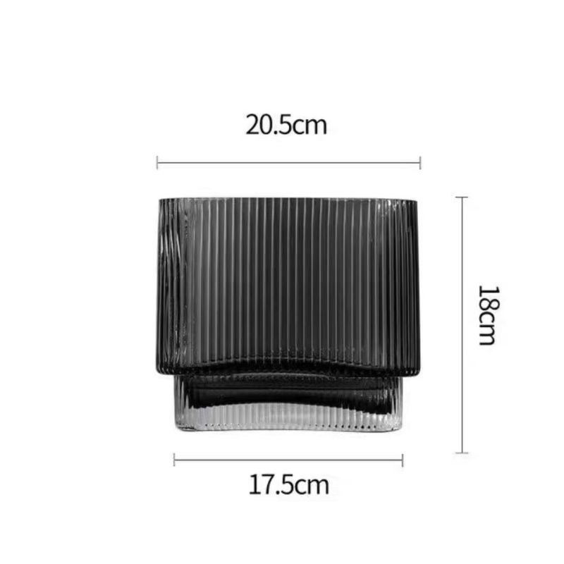 Bình Hoa Kẻ Tăm Oval