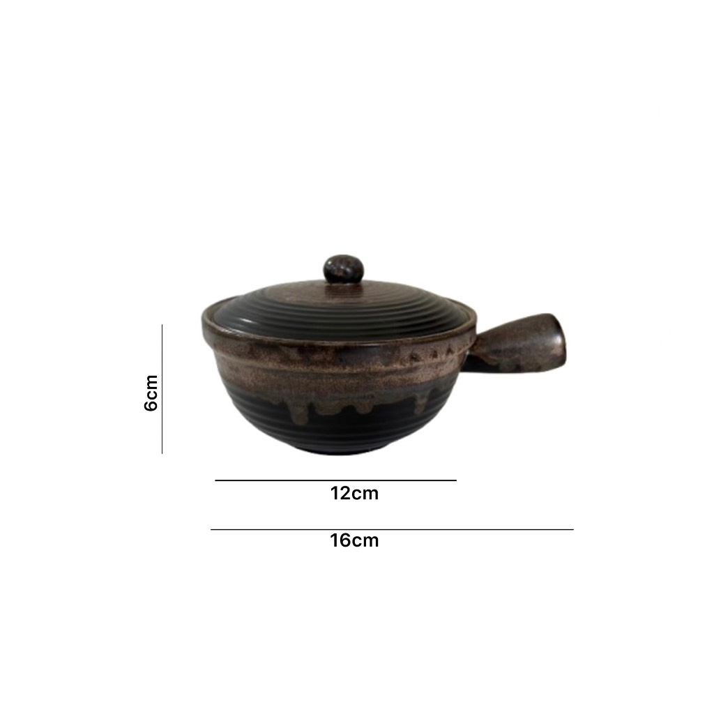 BST Bazan men hỏa biến nâu trầm tích