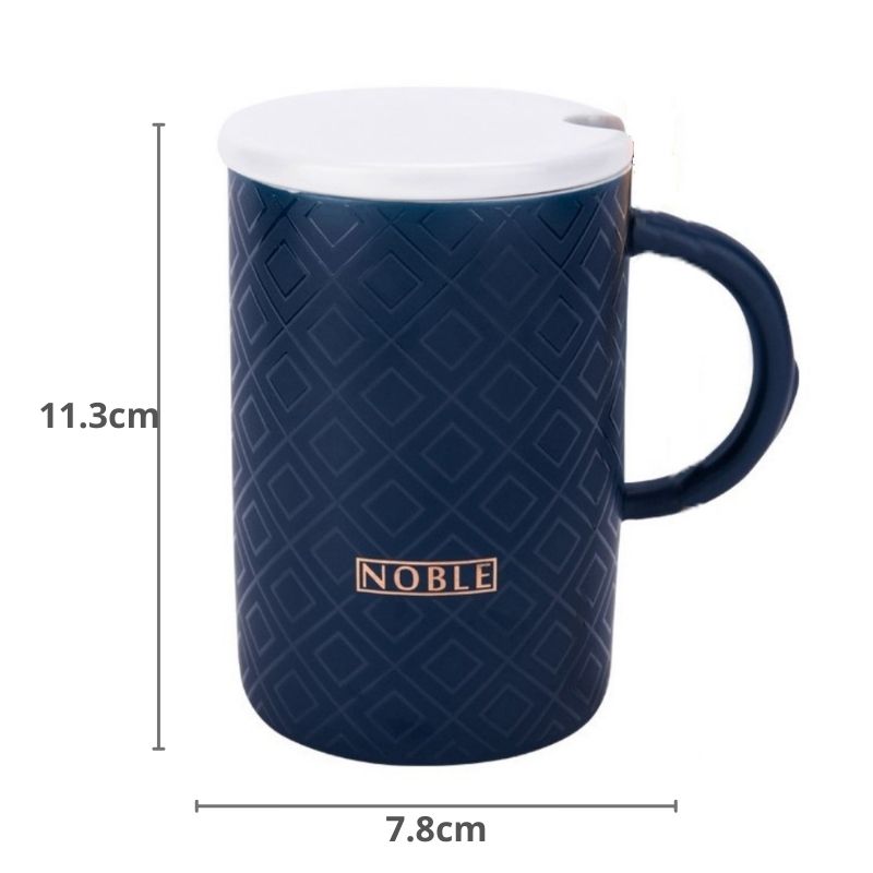 Tách/ly sứ Noble xanh navy