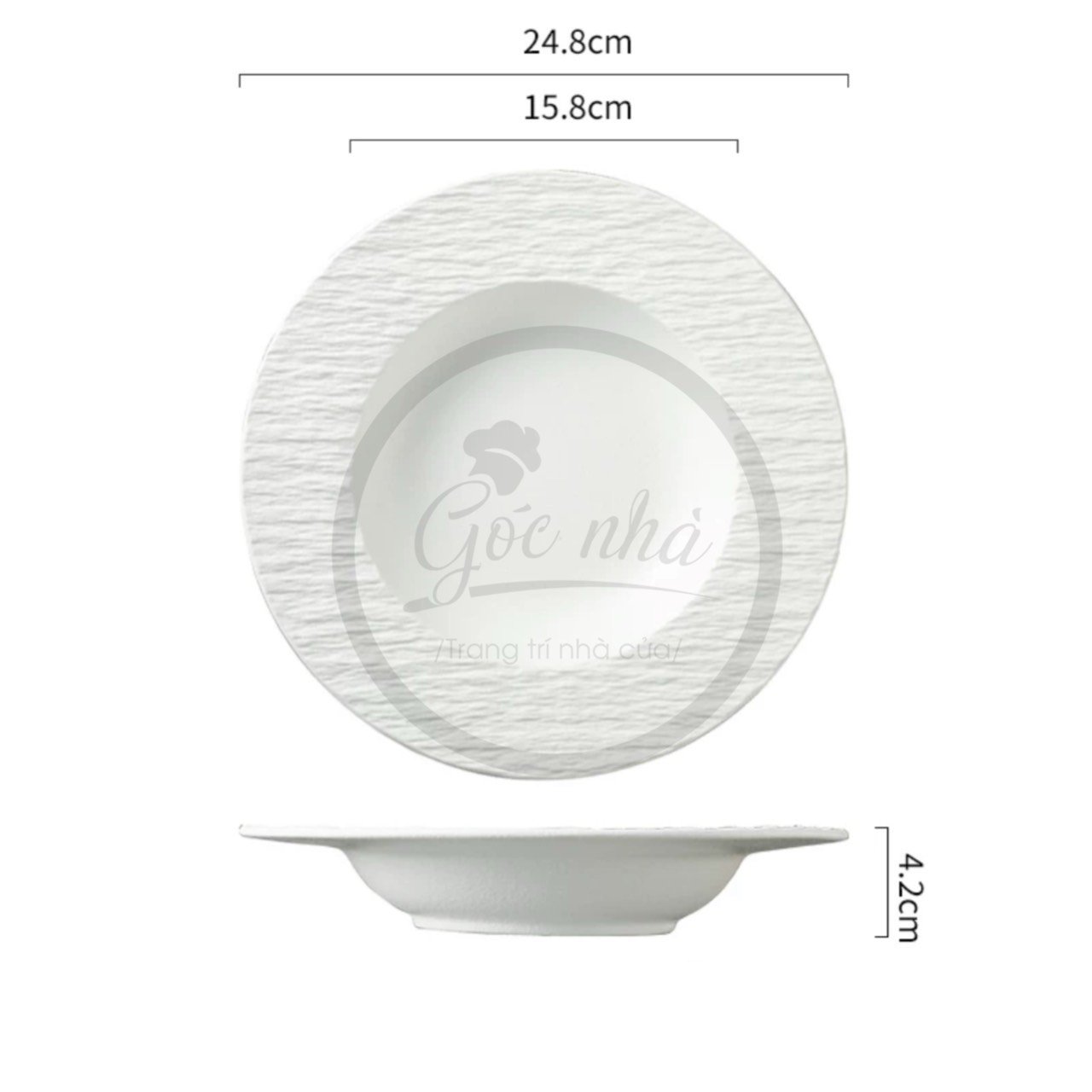 Dĩa Soup / Pasta sâu lòng Mocca