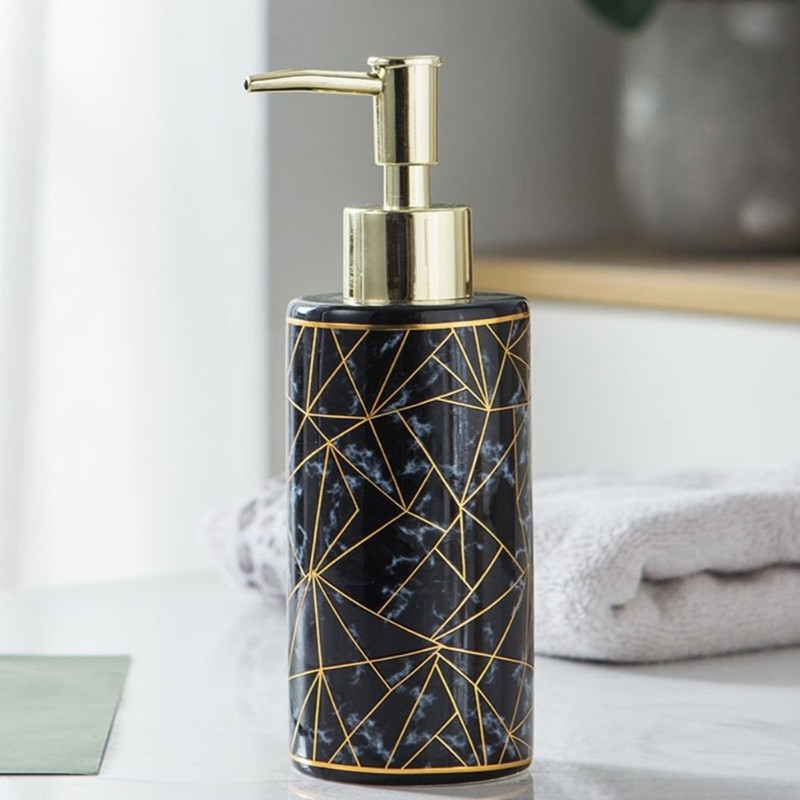 Chai chiết có vòi Mosaic vân đá