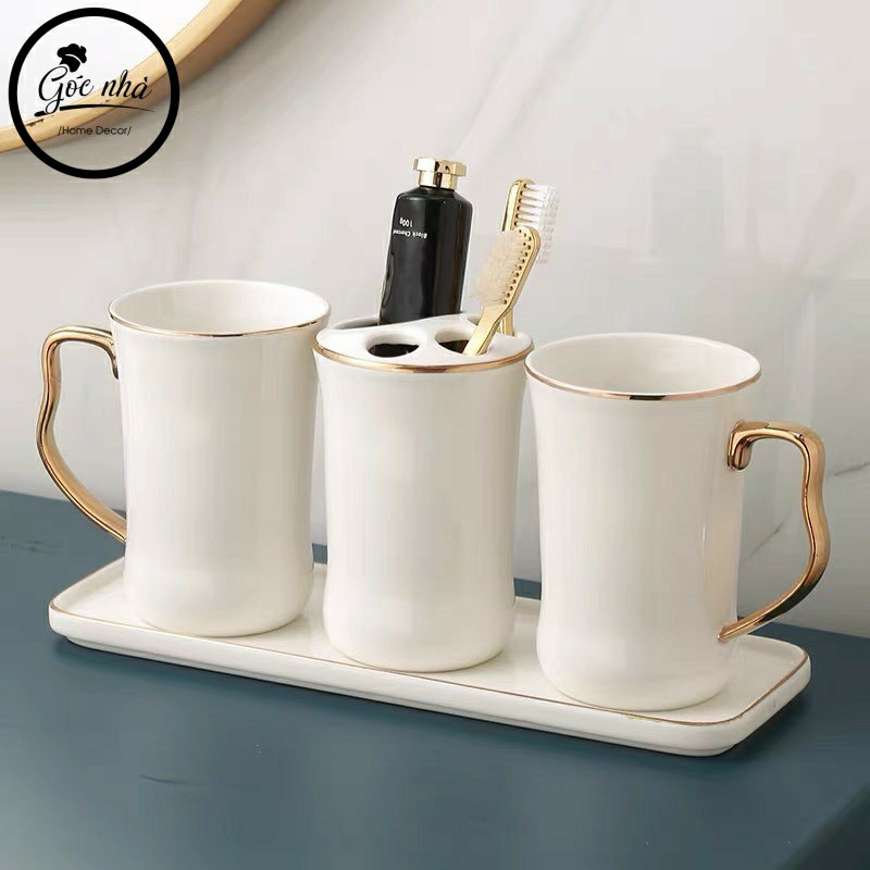Set Nhà Tắm White Britty