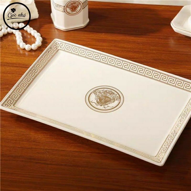 Set nhà tắm Versace cao cấp có khay